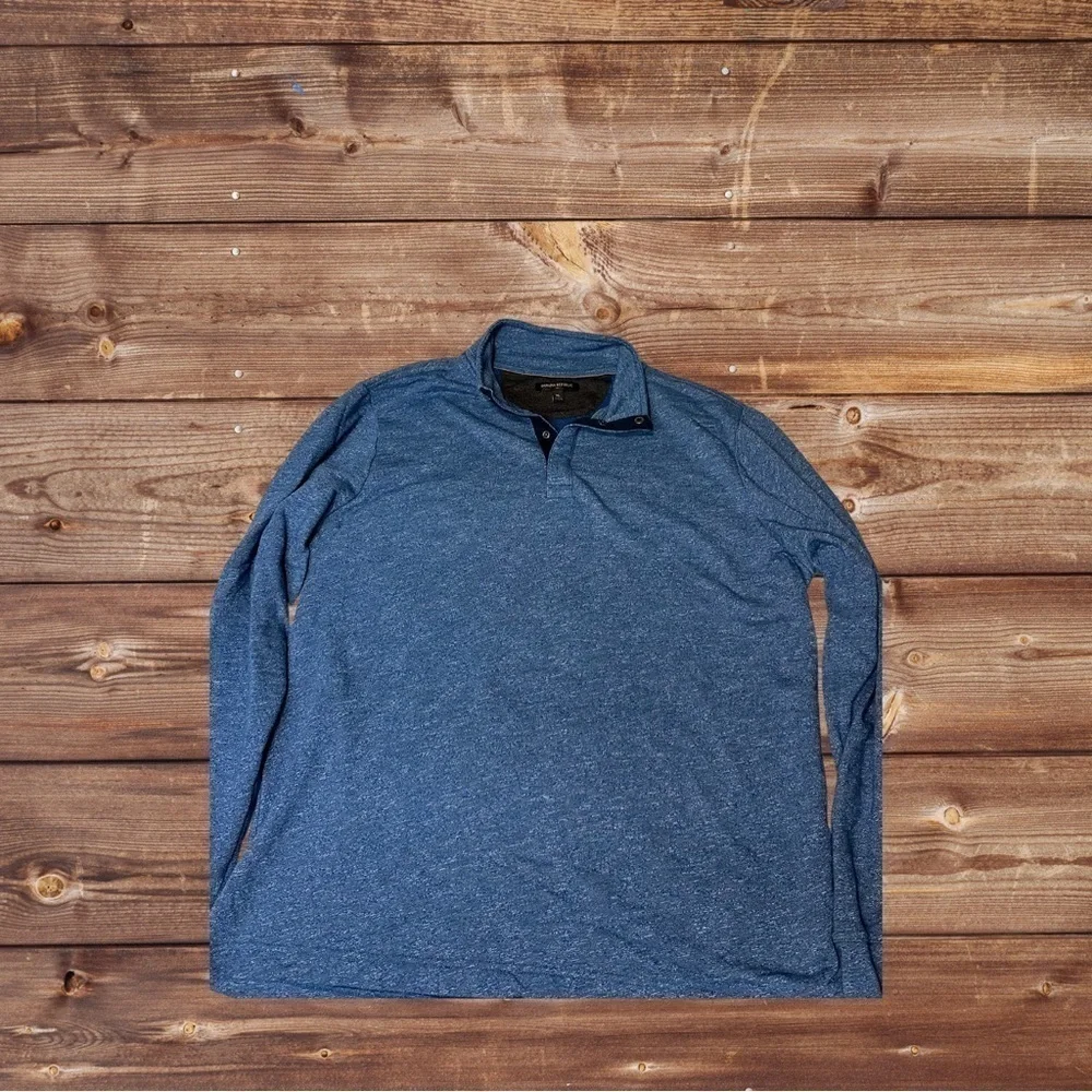 Banana Republic Men’s Pullover Shirt - Blue (Size XL)